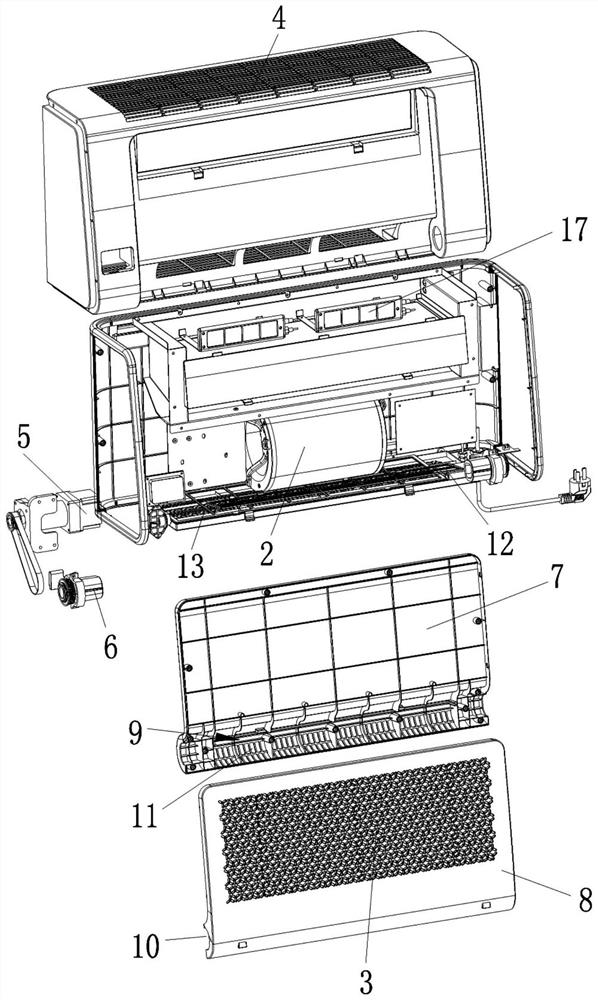 Wall-mounted air sterilizer