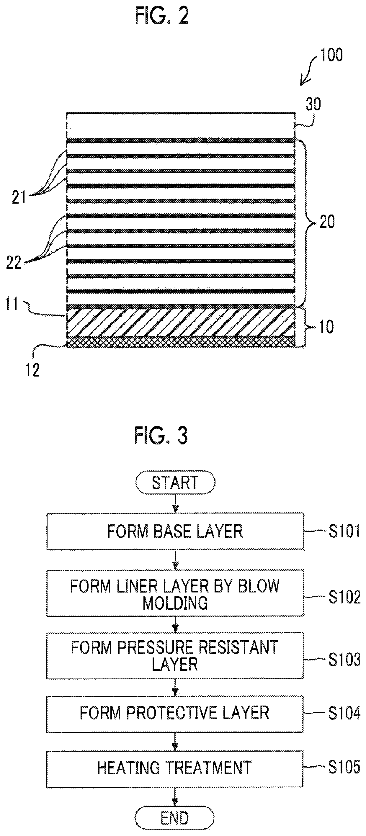 Hydrogen tank body and method of producing the same, and hydrogen tank and method of producing the same