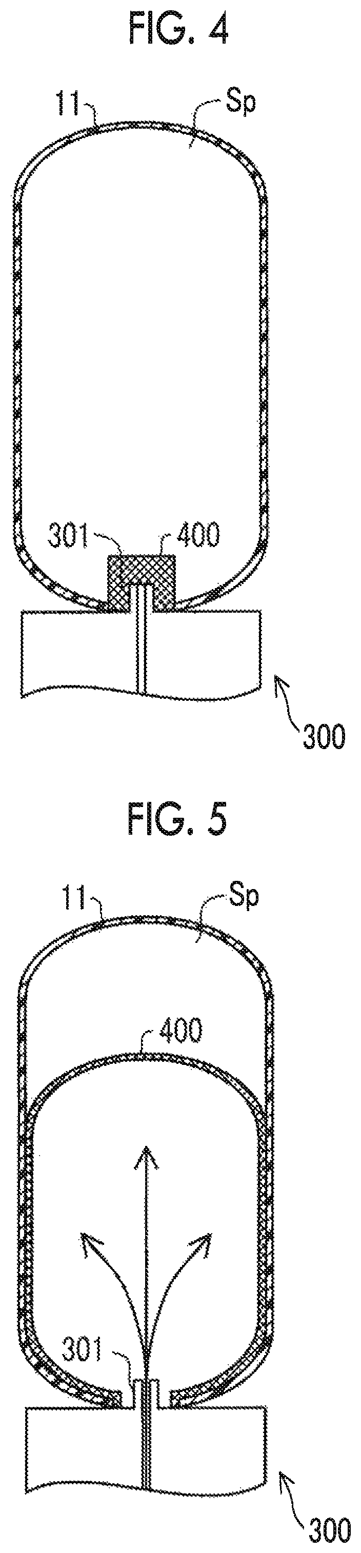 Hydrogen tank body and method of producing the same, and hydrogen tank and method of producing the same