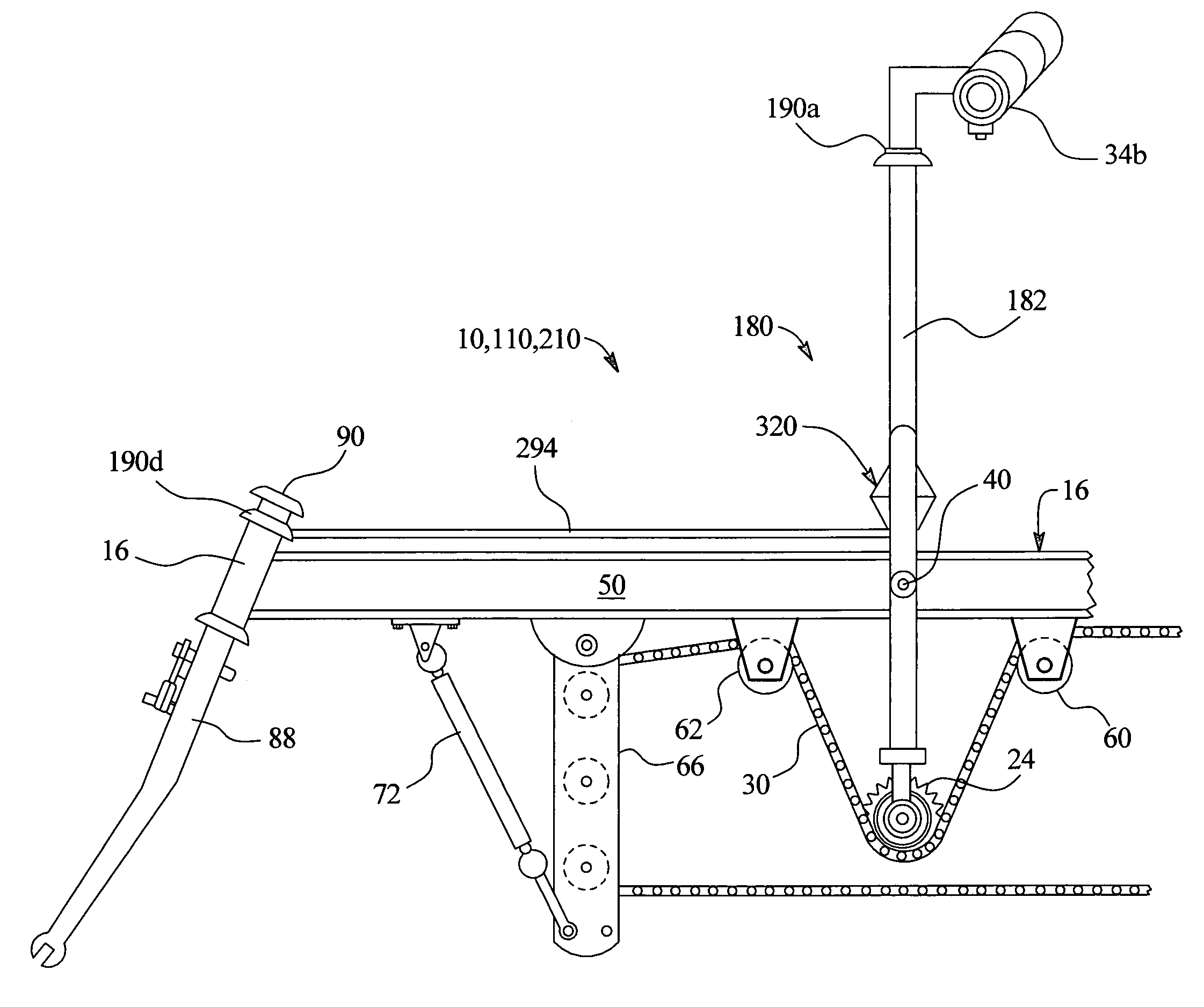 Manually powered vehicle having improved steering