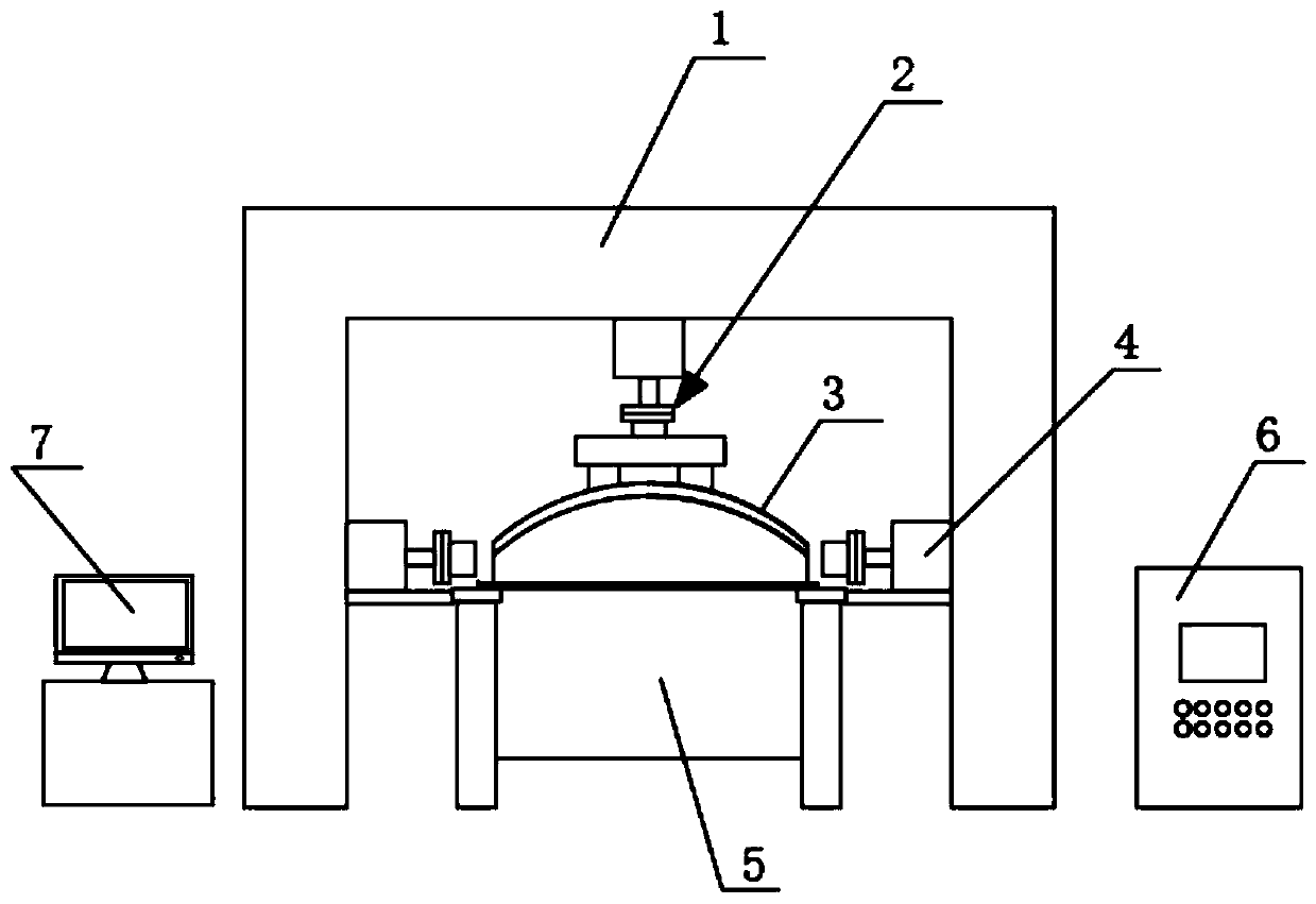 Tunnel structure fire test system and method based on real-time fusion of data and object spaces