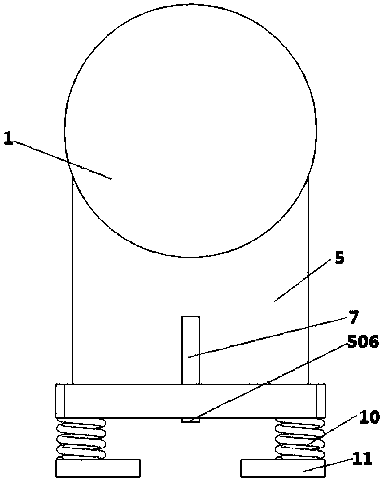 Based on air-cooled horizontal base permanent magnet governor