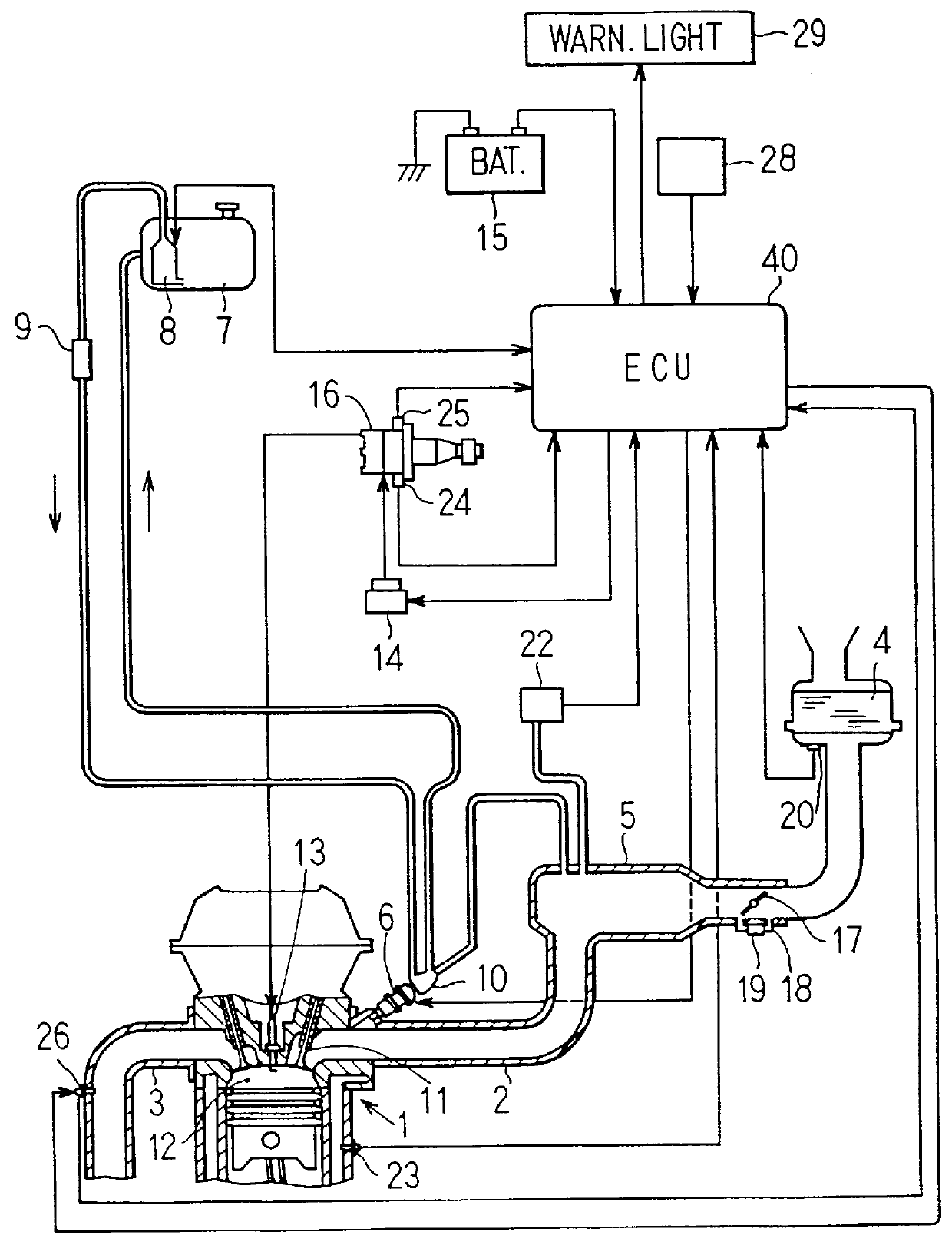 Oxygen concentration detecting apparatus