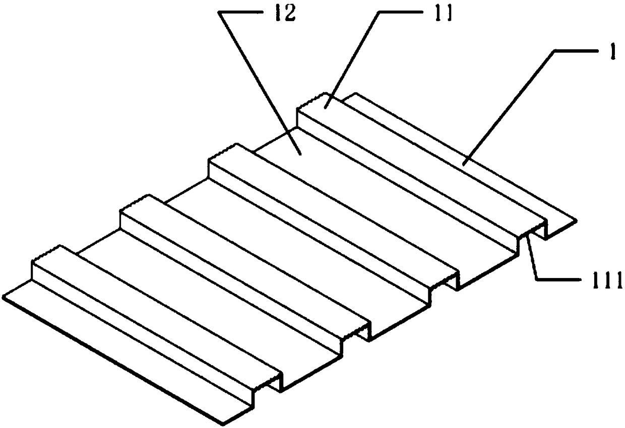 Corrugated tray bridge adopting toothed multi-pole T-type joint projection welding