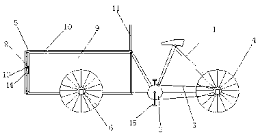 Garbage can transfer trolley