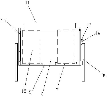 Garbage can transfer trolley