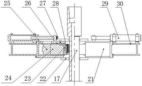 Automatic emergency mounting device for internal blowout-prevention plug valve of drill stem