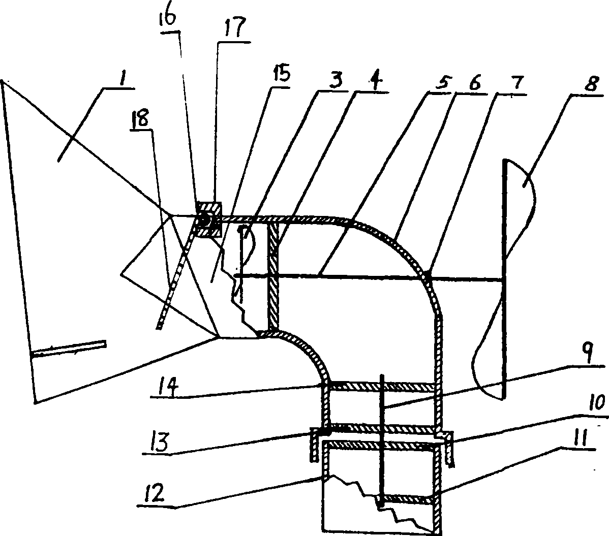 Pneumatic air exhaust system