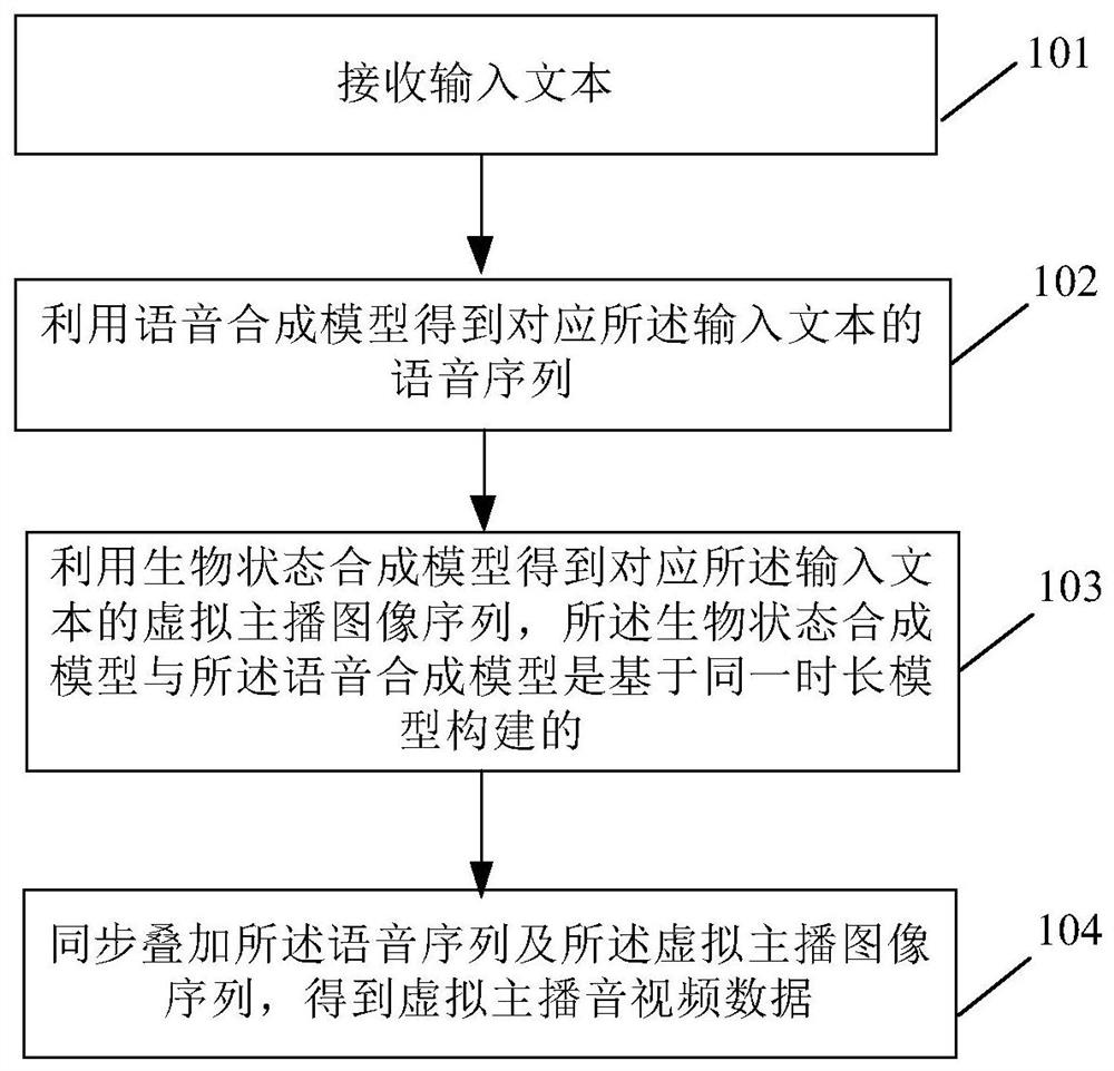 Realization method and device of virtual anchor