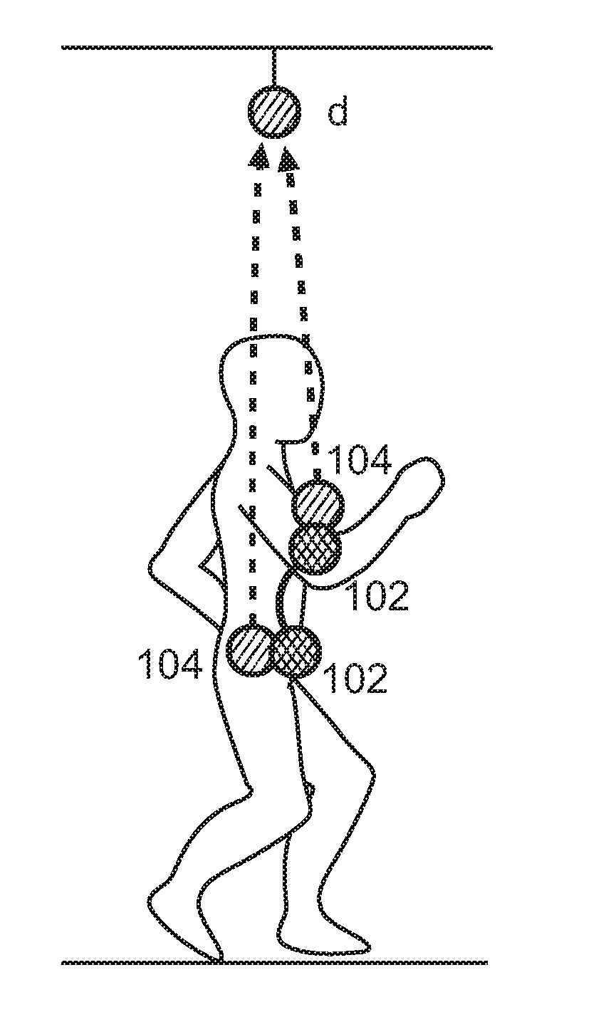 Combining body-coupled communication and radio frequency communication