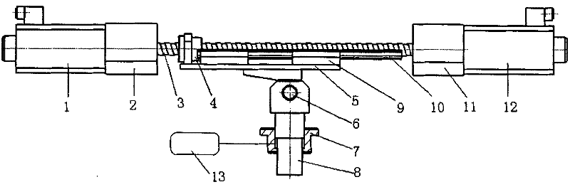 Main transmission mechanism of servo numerical control rotary head press