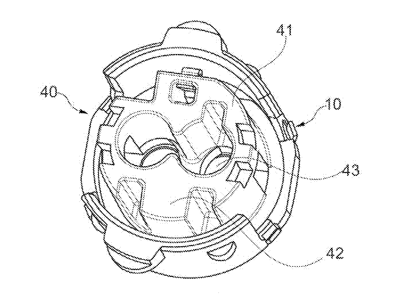 Grounding clip for an airbag ignition system