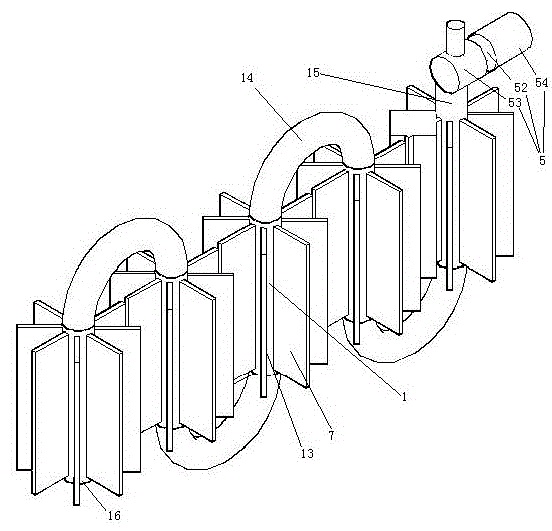 Liquefied natural gas gasifier detachably connected with internal and external heat exchange sheets