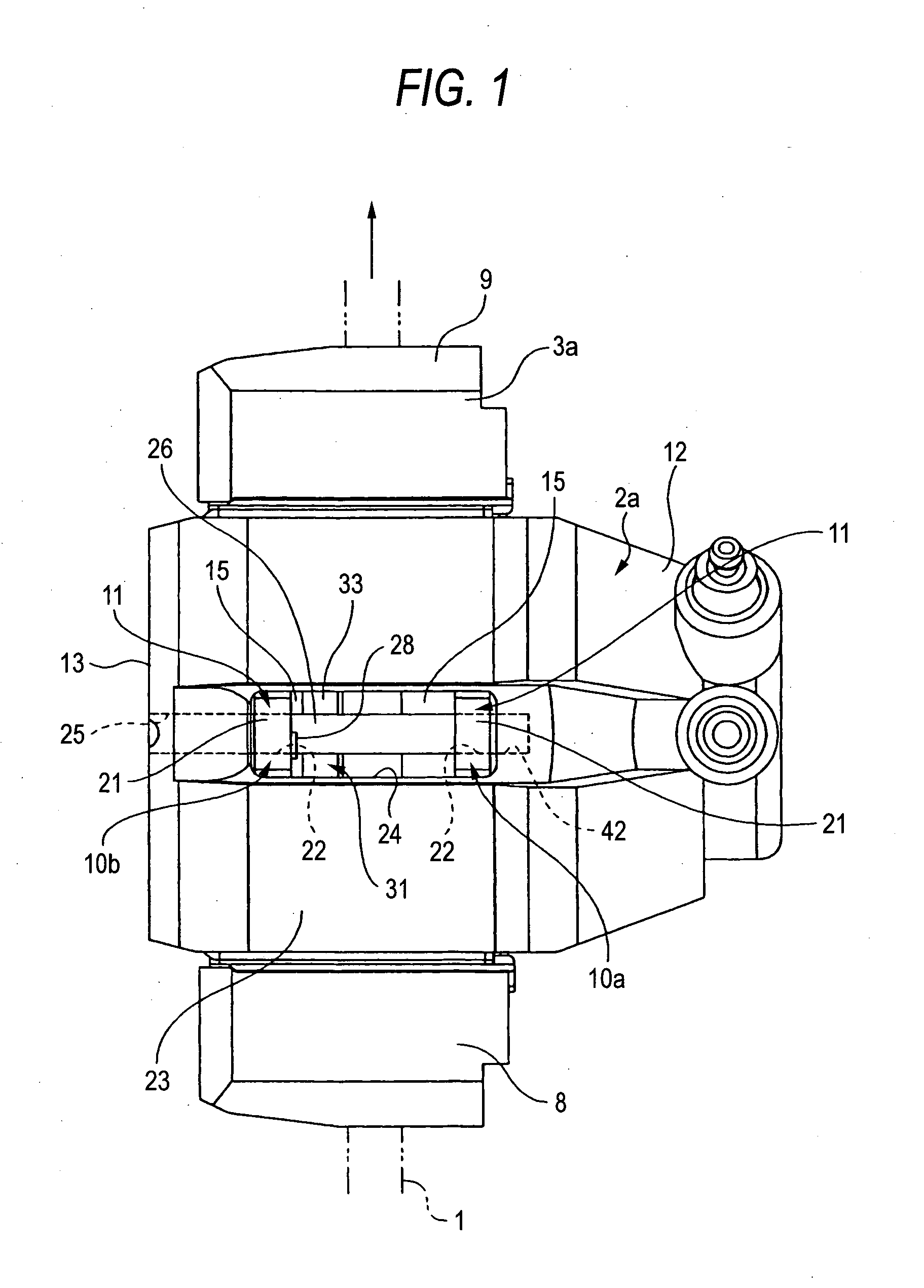 Floating caliper disc brake