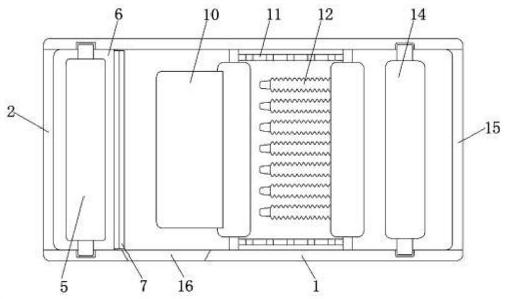 An adjustable and deburring canvas processing device