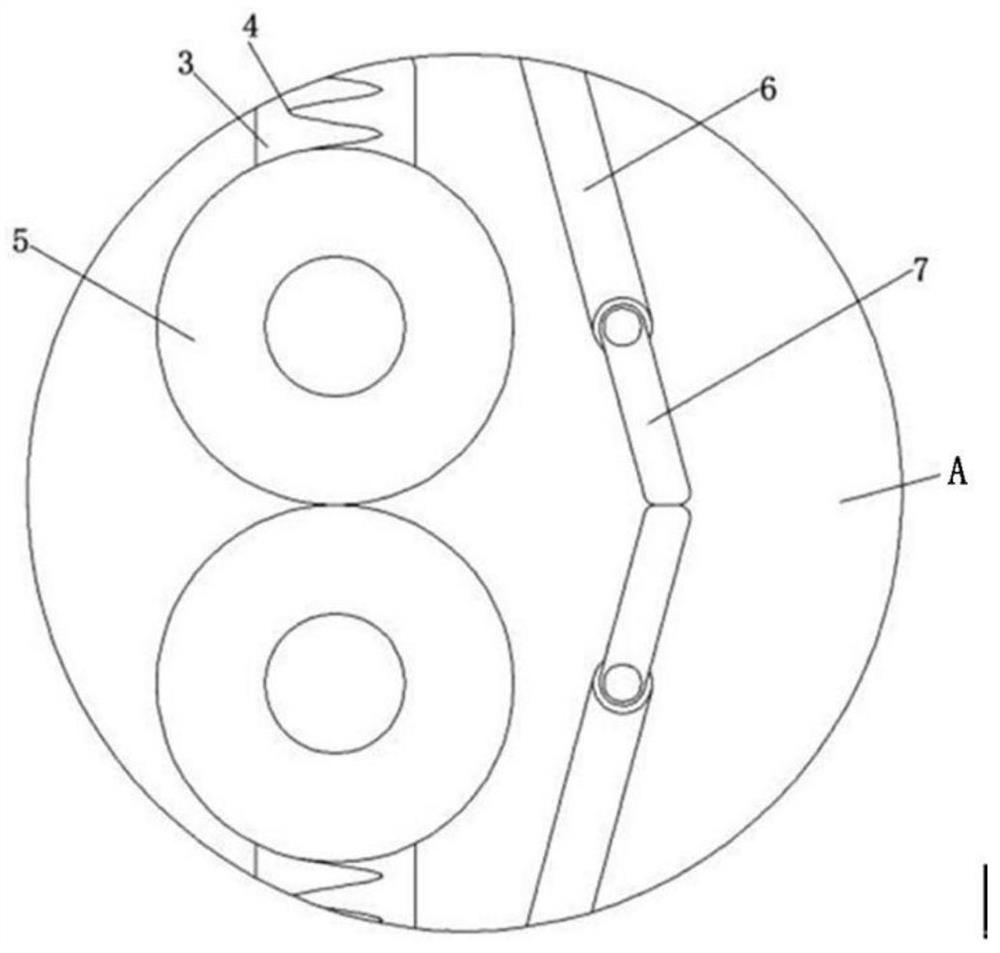 An adjustable and deburring canvas processing device