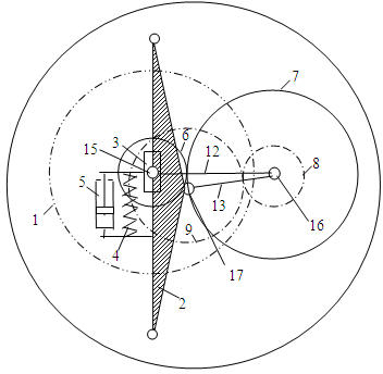 Speed-reducing type wheel electric drive system of electric vehicle