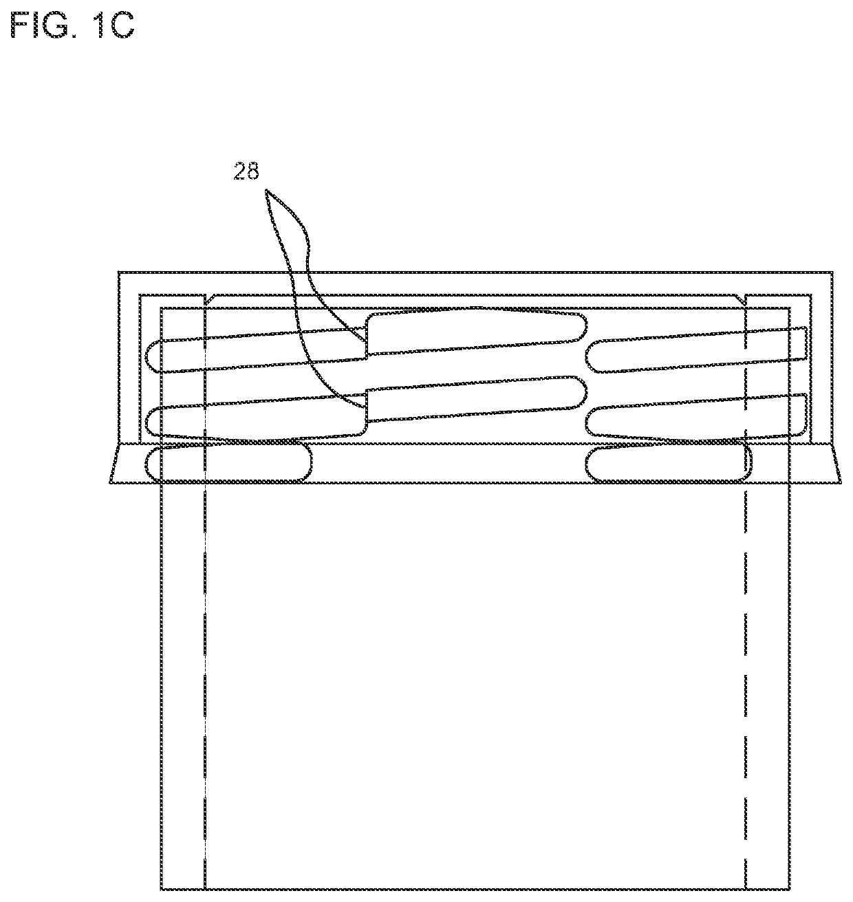 Press and turn fastener