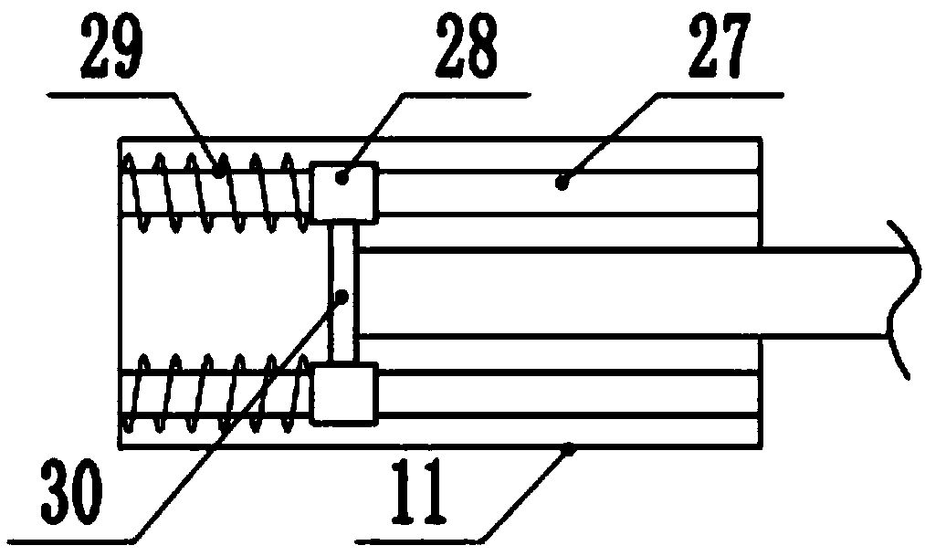 Construction waste treatment and recycling device for construction site