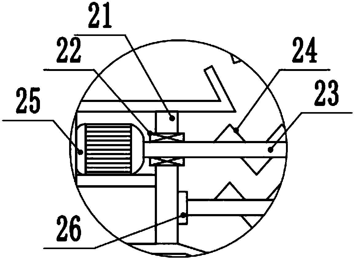 Construction waste treatment and recycling device for construction site