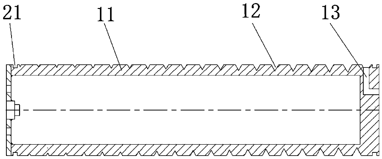 Helical mass spectrometer continuous pressure-varying sampling device and sampling method