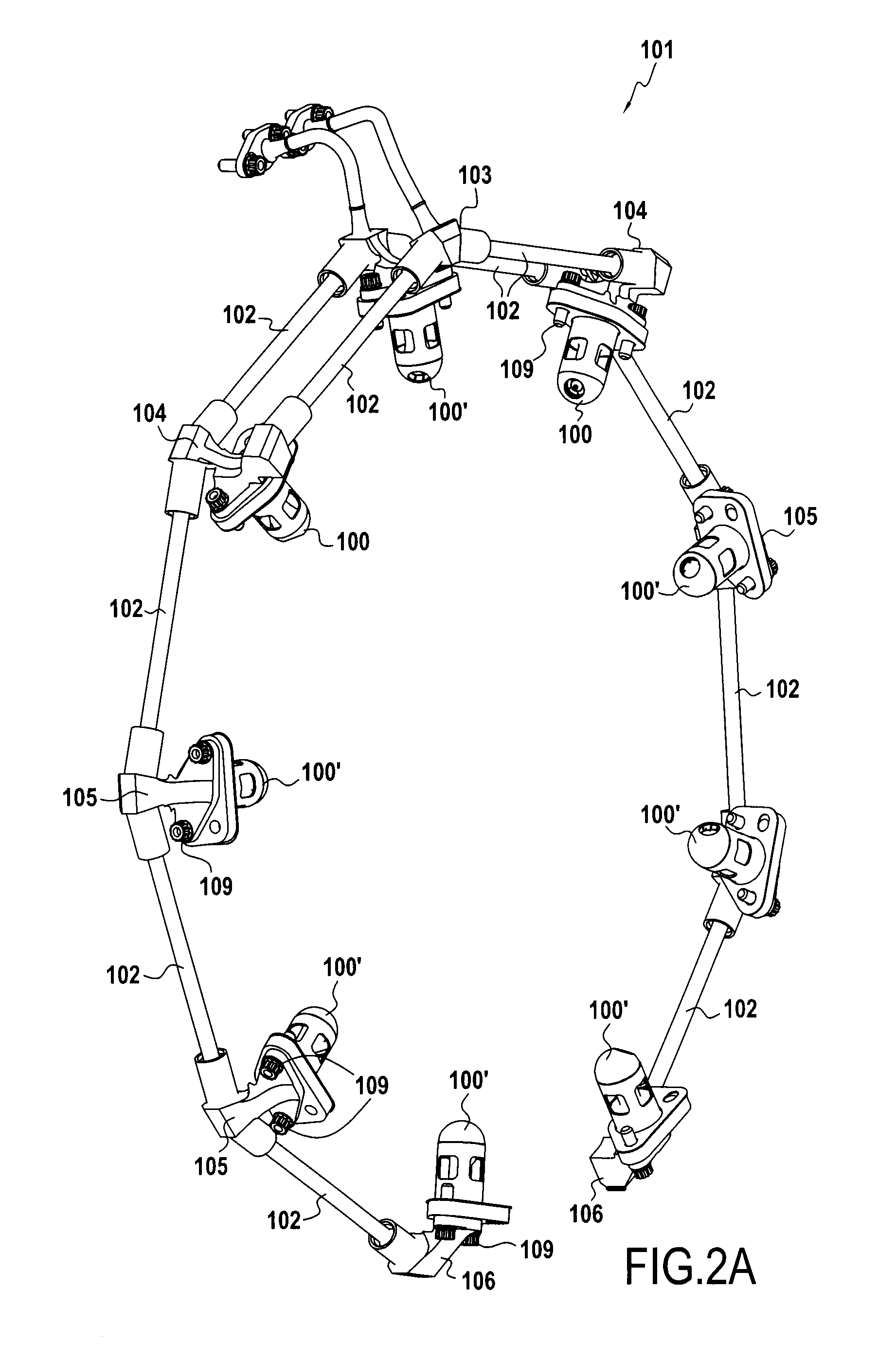 Dual-circuit modular injection tube