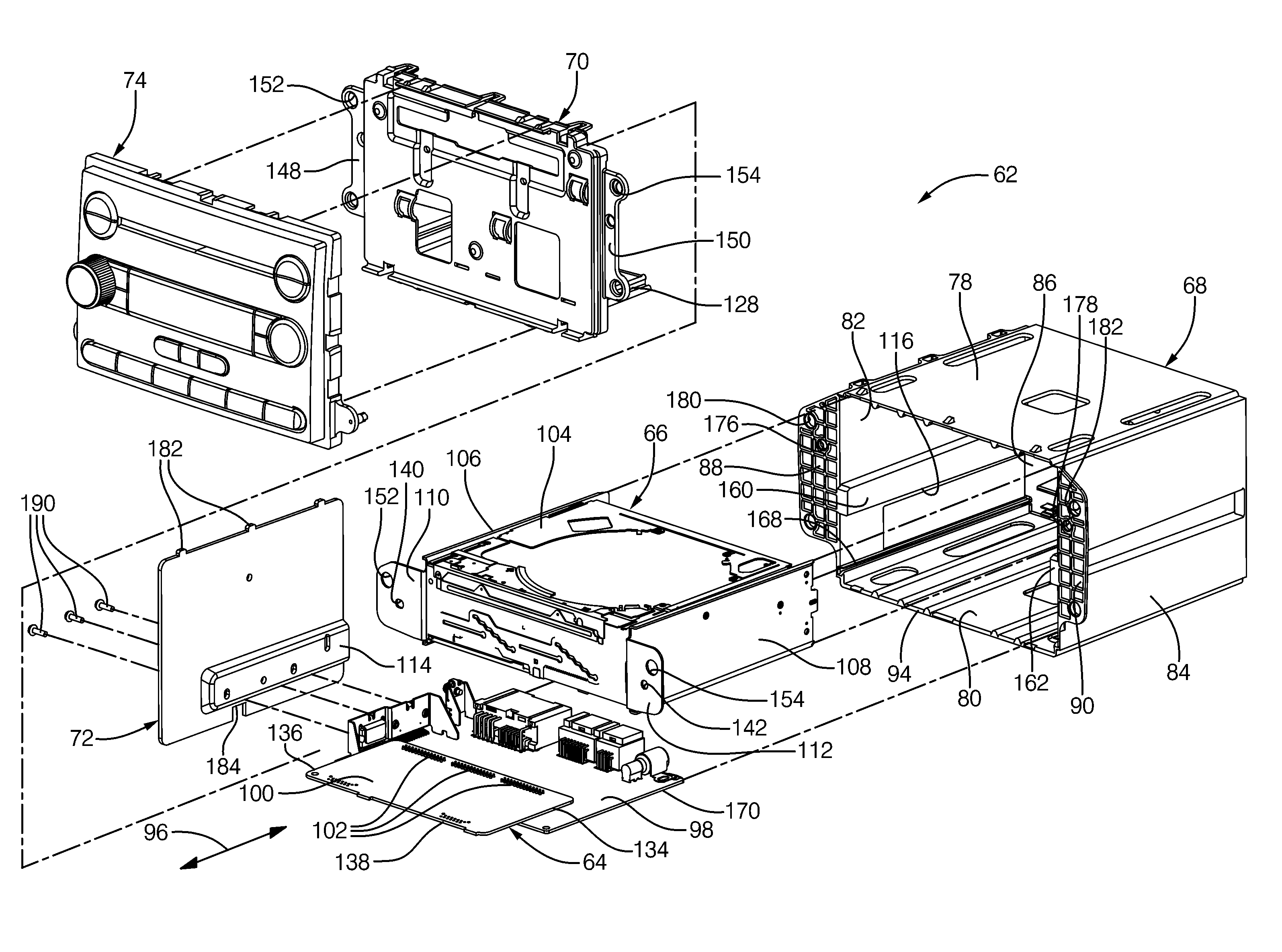 Lightweight audio system for automotive applications and method