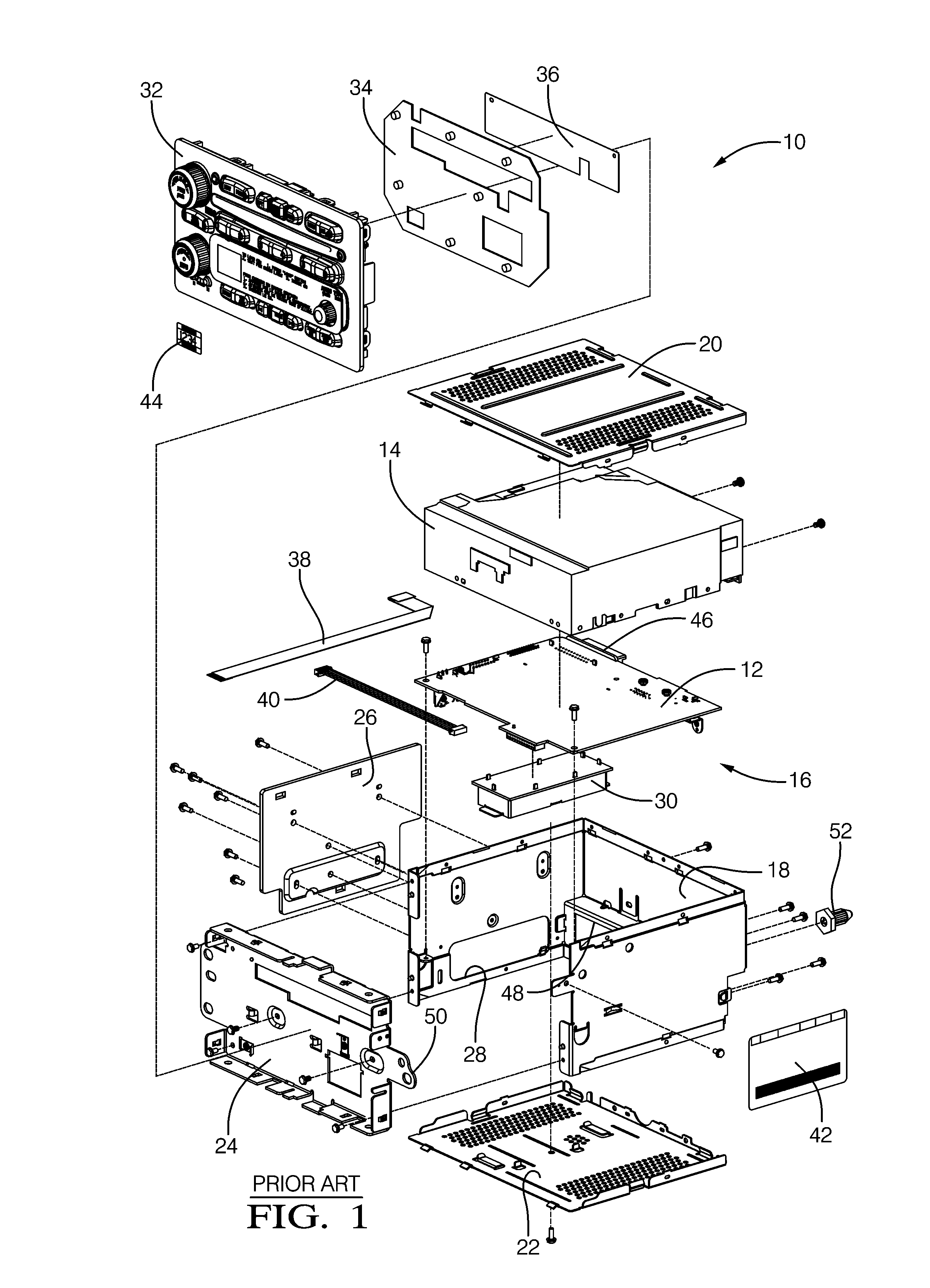 Lightweight audio system for automotive applications and method