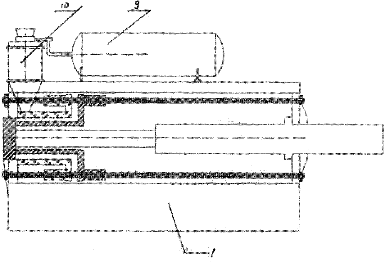 A vertical parting molding machine system