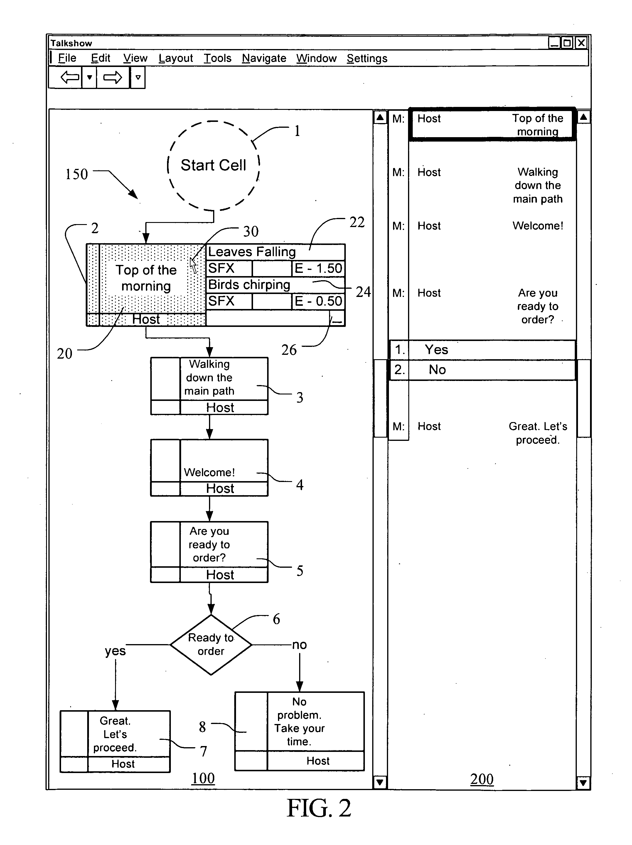 Methods for Identifying Actions in a Flowchart