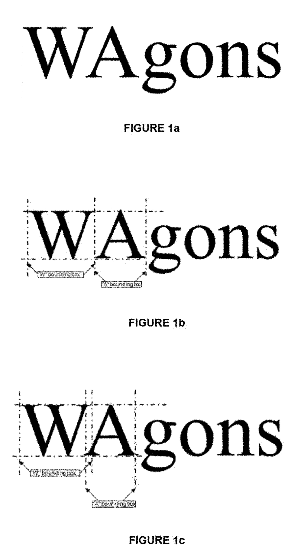 Method for obfuscating the display of text