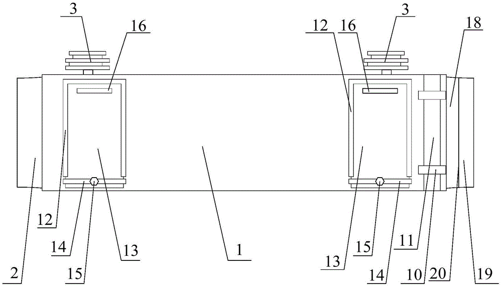 Conveying trough for a combine harvester