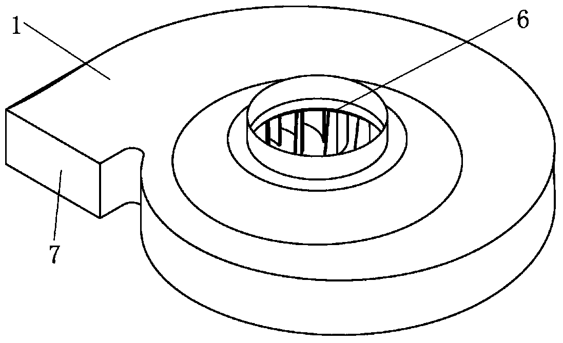 Centrifugal fan and road sweeper