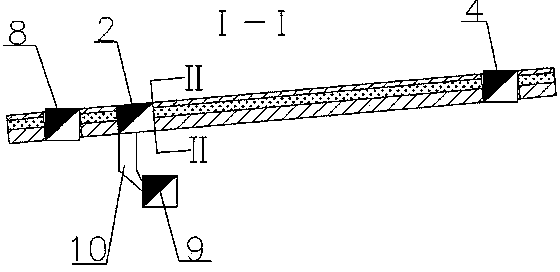 Mining method for multilayer fragile gently-inclined extra-narrow ore vein