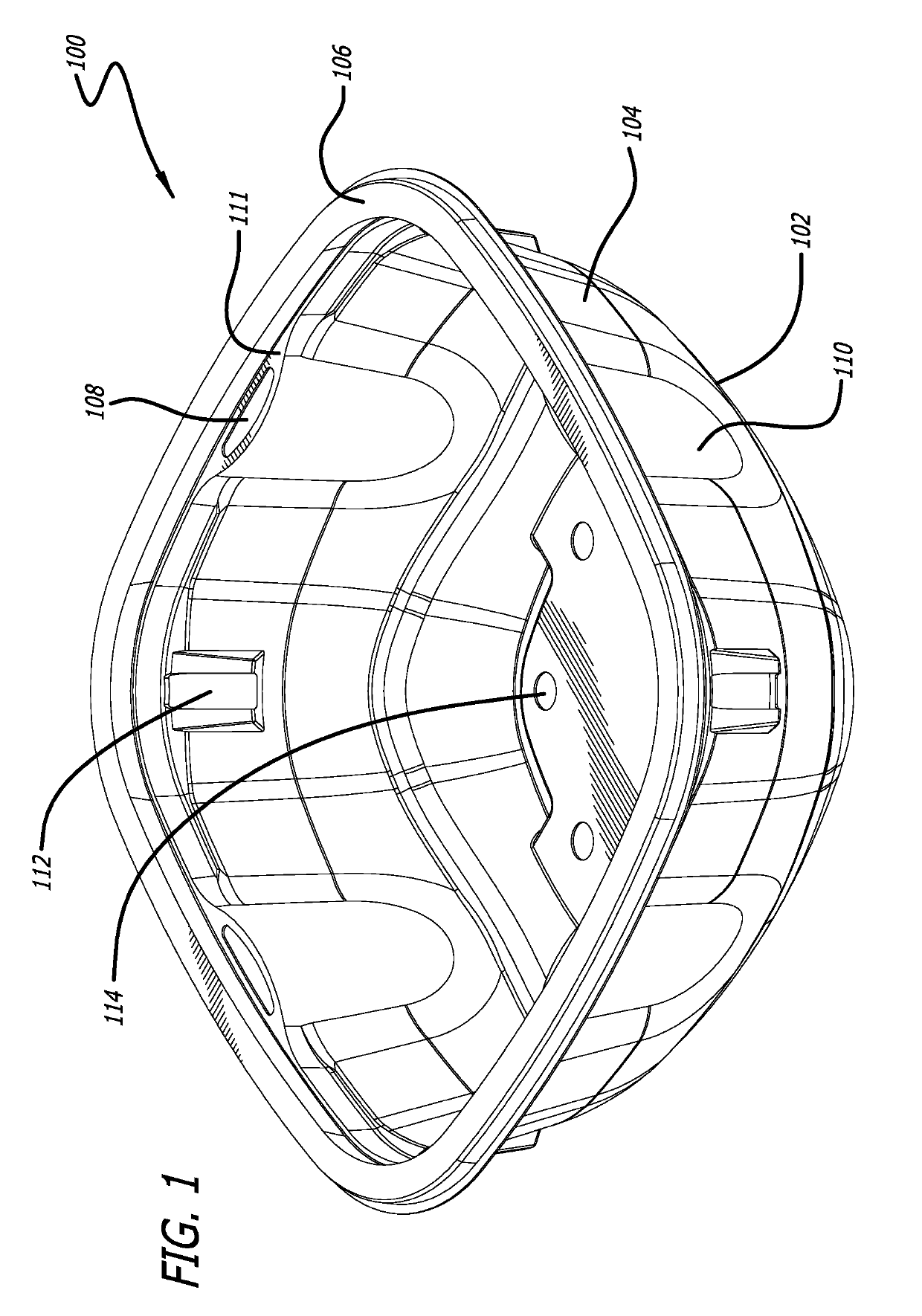 Ventilated container for produce