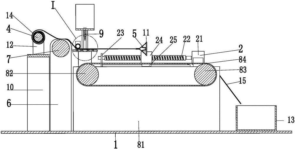 Special processing equipment for pole piece of lithium battery pack of shared battery electric vehicle