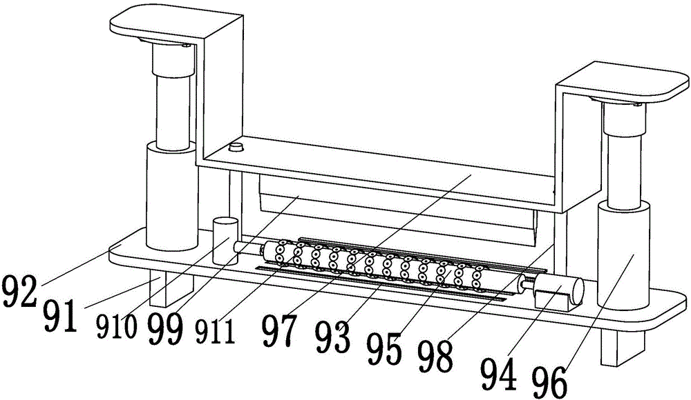 Special processing equipment for pole piece of lithium battery pack of shared battery electric vehicle