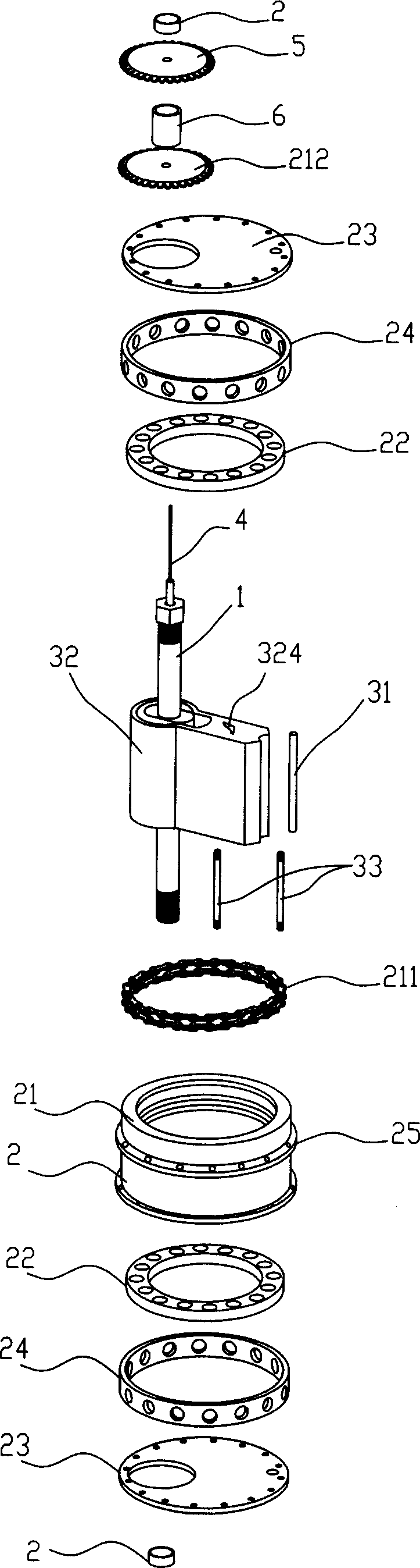 Bicycle with eccentric wheel shaft