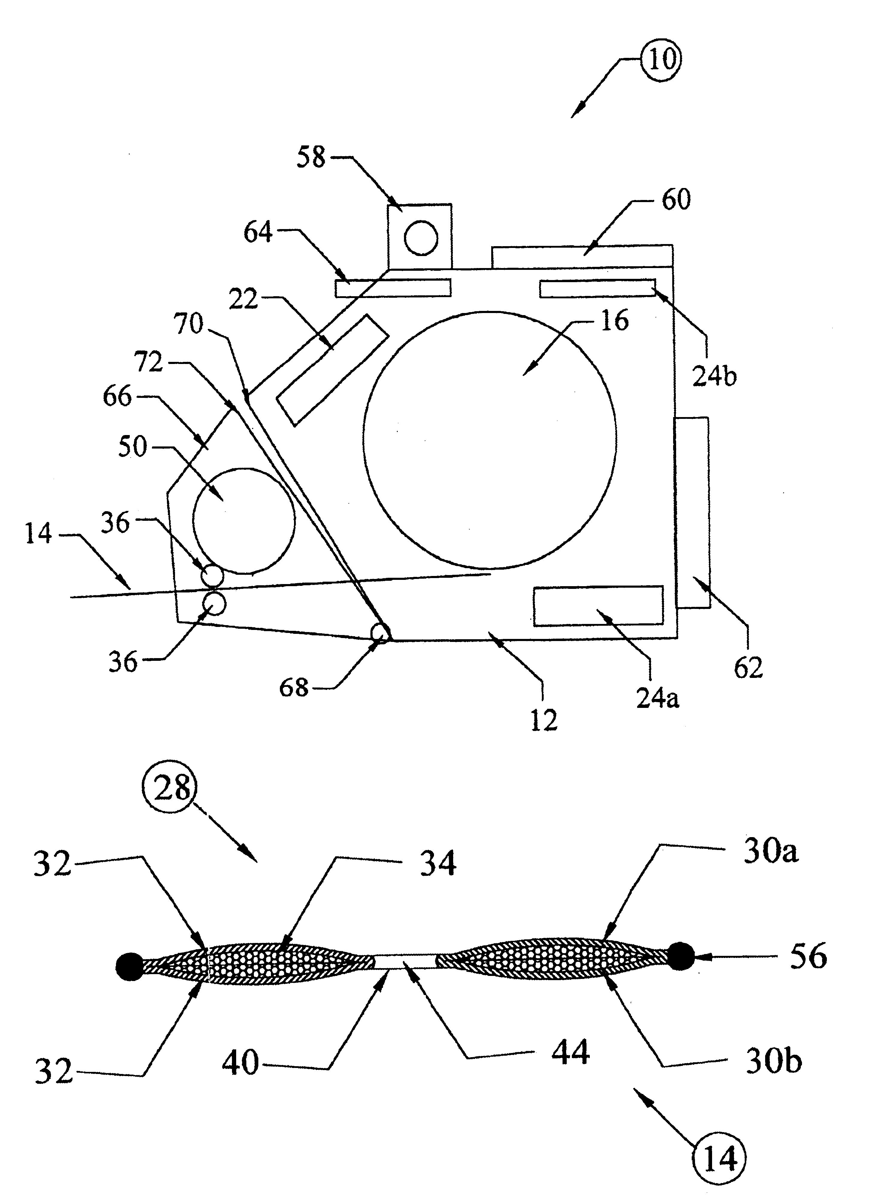 Digital display tape measuring device