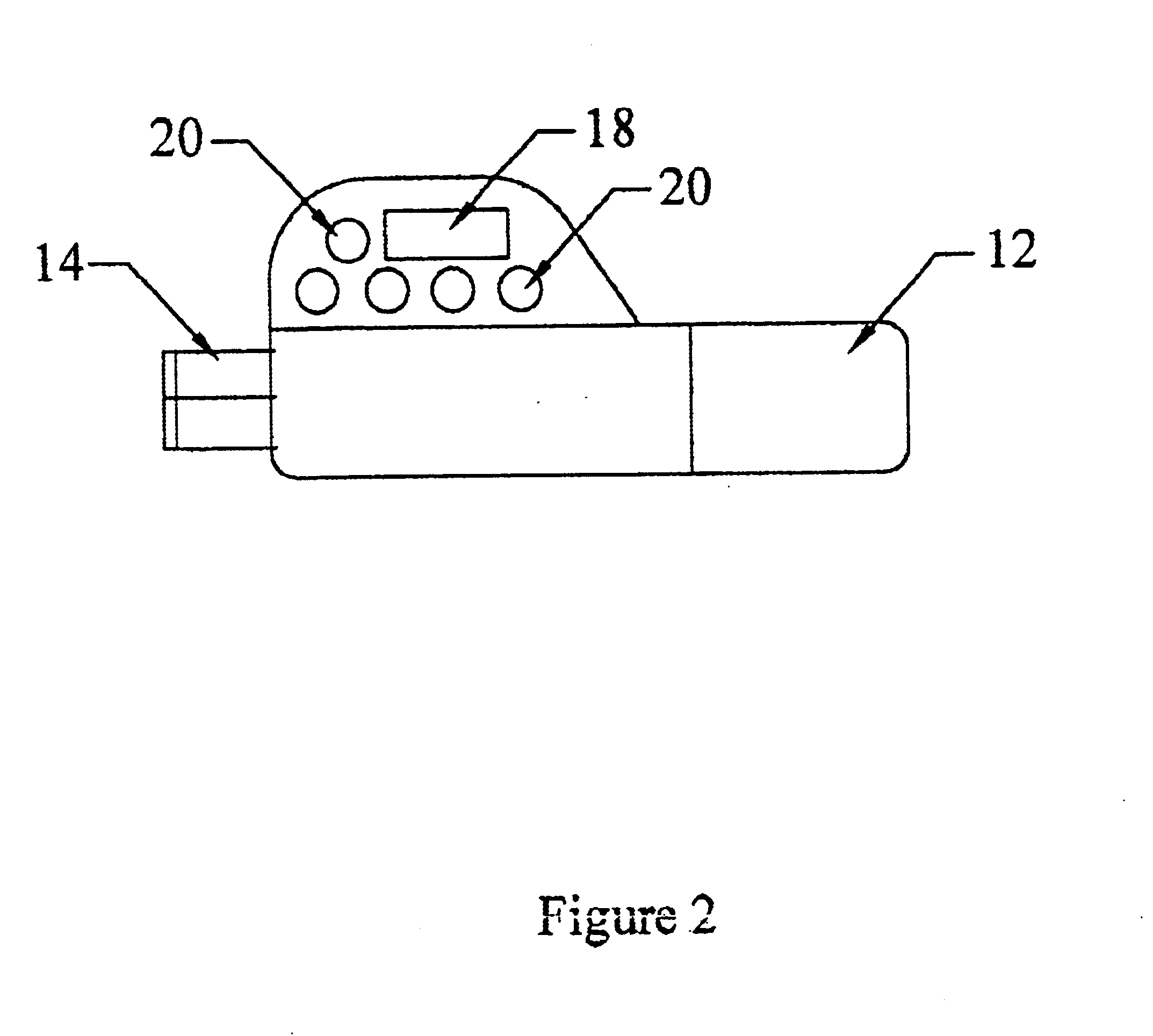 Digital display tape measuring device