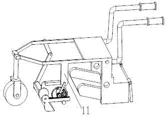 Livestock manure picking and separating device