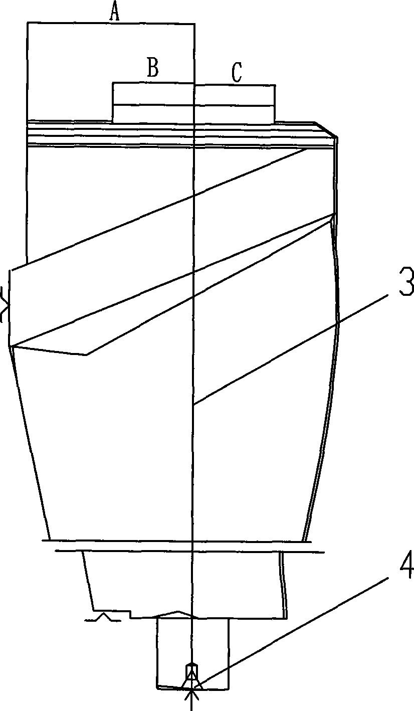 Method for processing TC11 material blade