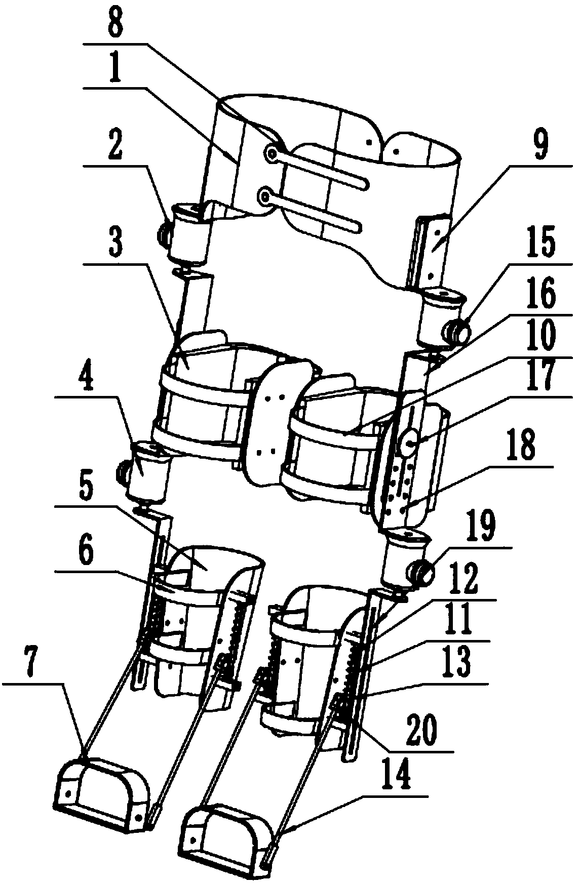 Multi-joint anti-resistance exercise device