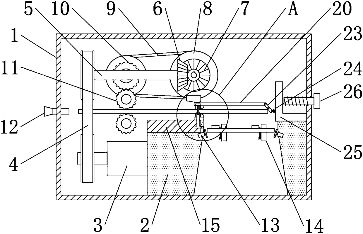 Reinforced bar cutting device for engineering construction