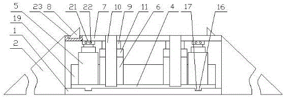 Car body lifting device for car repairing