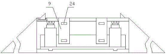 Car body lifting device for car repairing