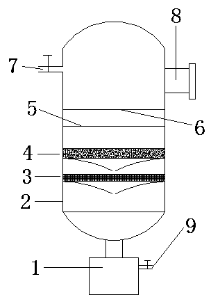 Liquid filtering device