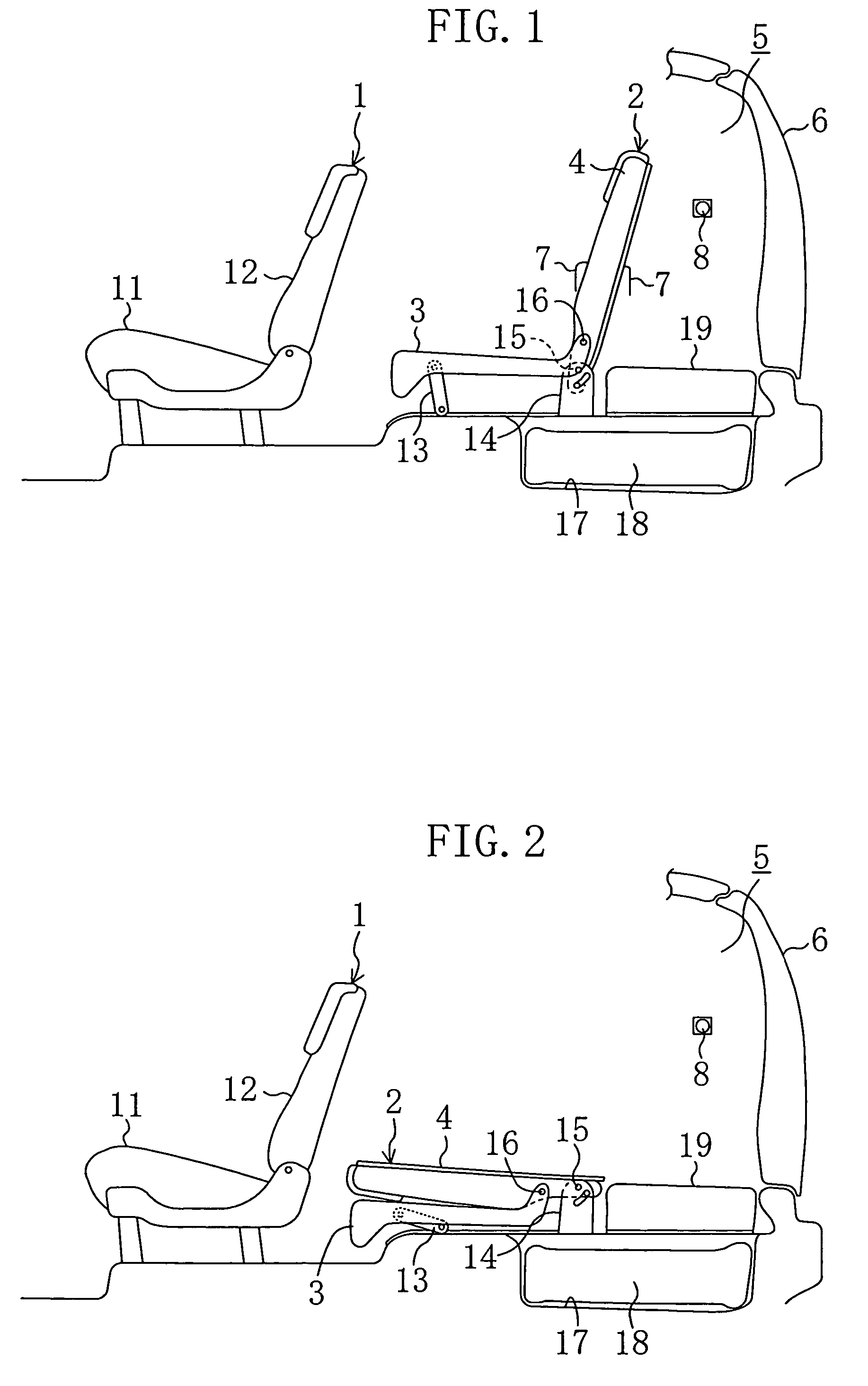 Device for vehicle seat