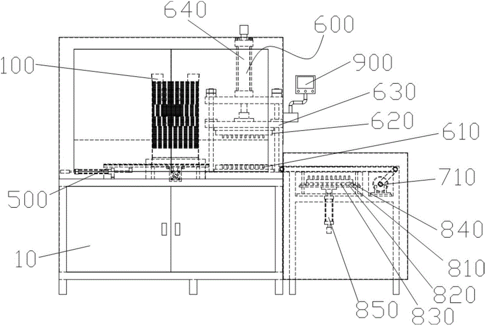 Automatic polypropylene (PP) board punching machine and PP board processing method