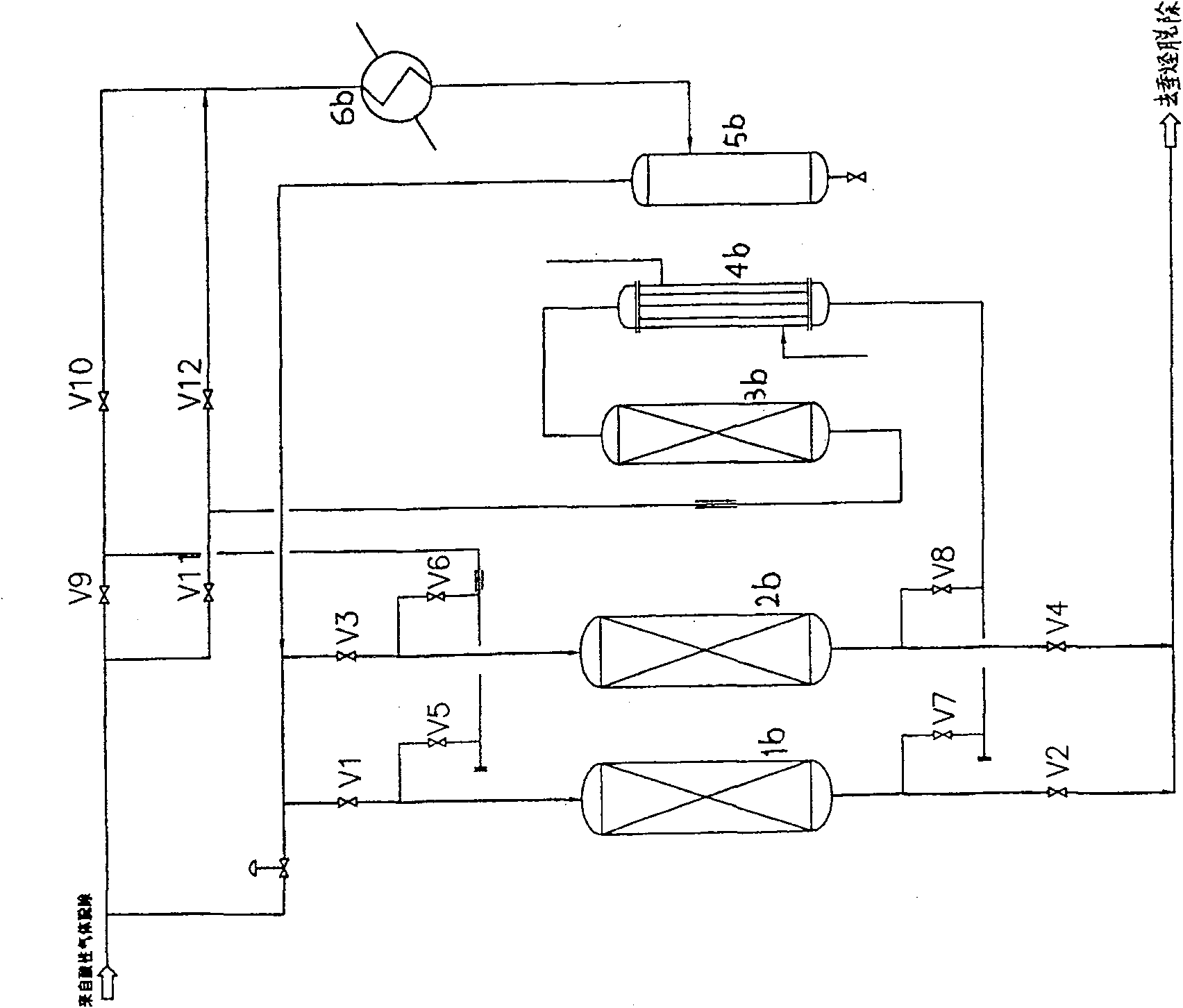 Front end combination purification technique for producing liquefied natural gas from mixture gas rich-containing methane